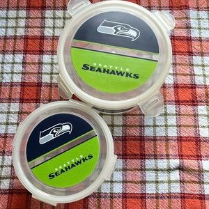 🐣Seahawk Tupperware-Set of 2 💙💚